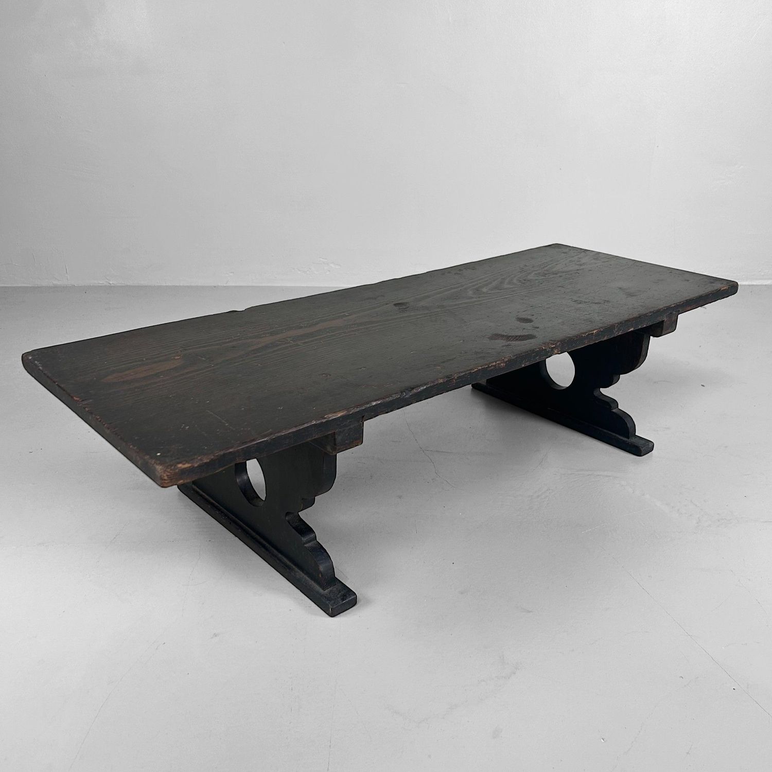 Minimalist Japanese Shosai-Ki Writing Desk, Meiji Period.