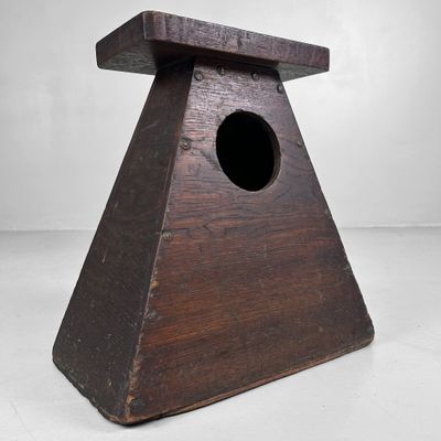 Minimalistische Fumidai, Houten Opstap, Taishō periode, Japan.