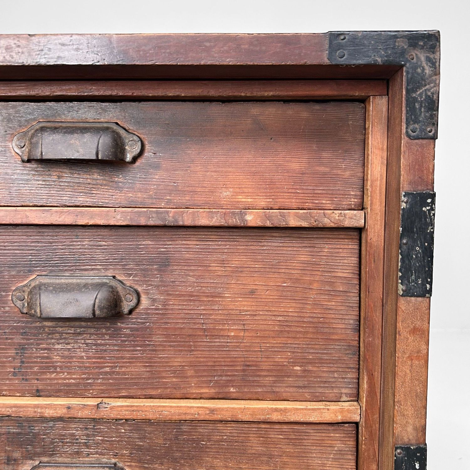 Wooden Archive Calligraphy Cabinet, Meiji Era, Japan.