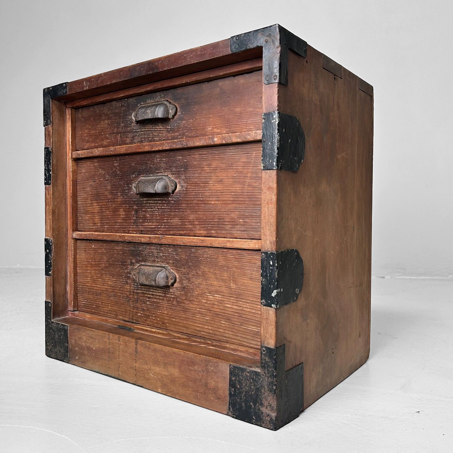 Wooden Archive Calligraphy Cabinet, Meiji Era, Japan.