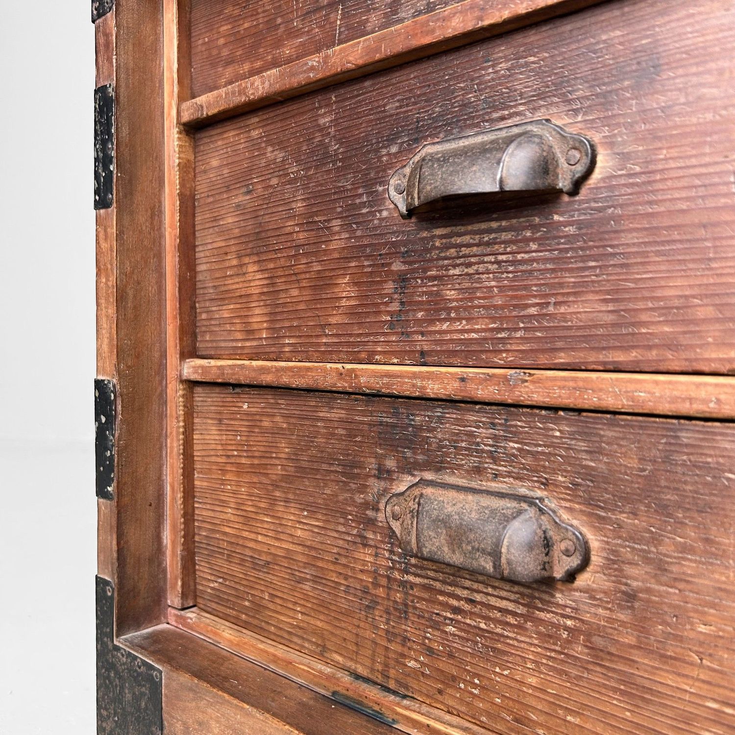 Wooden Archive Calligraphy Cabinet, Meiji Era, Japan.