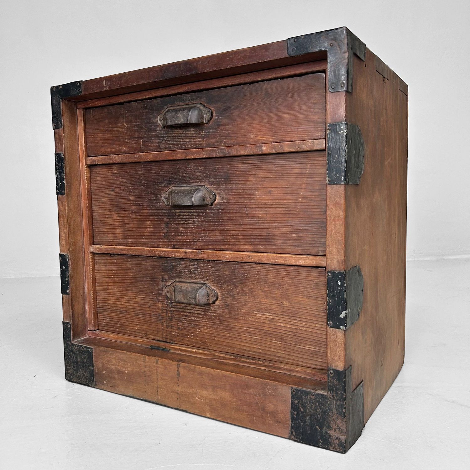 Wooden Archive Calligraphy Cabinet, Meiji Era, Japan.