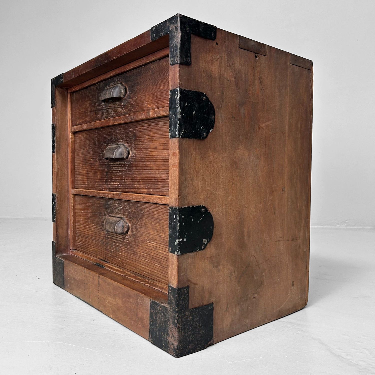 Wooden Archive Calligraphy Cabinet, Meiji Era, Japan.