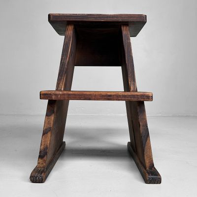 Minimalistische Fumidai, Houten Opstap, jaren '20, Japan.