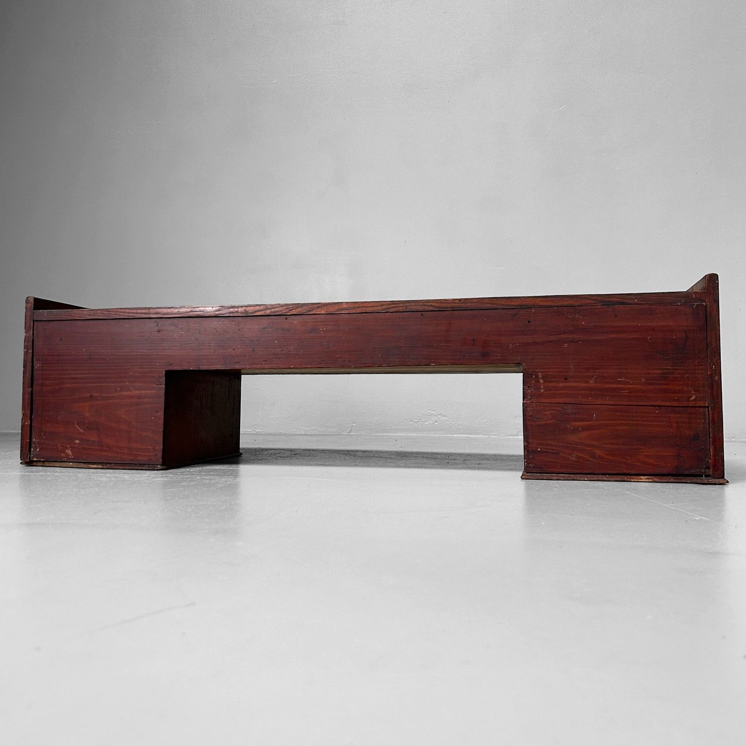 Minimalistische Japanse Schrijftafel, Shosai-Ki, Meiji-periode.