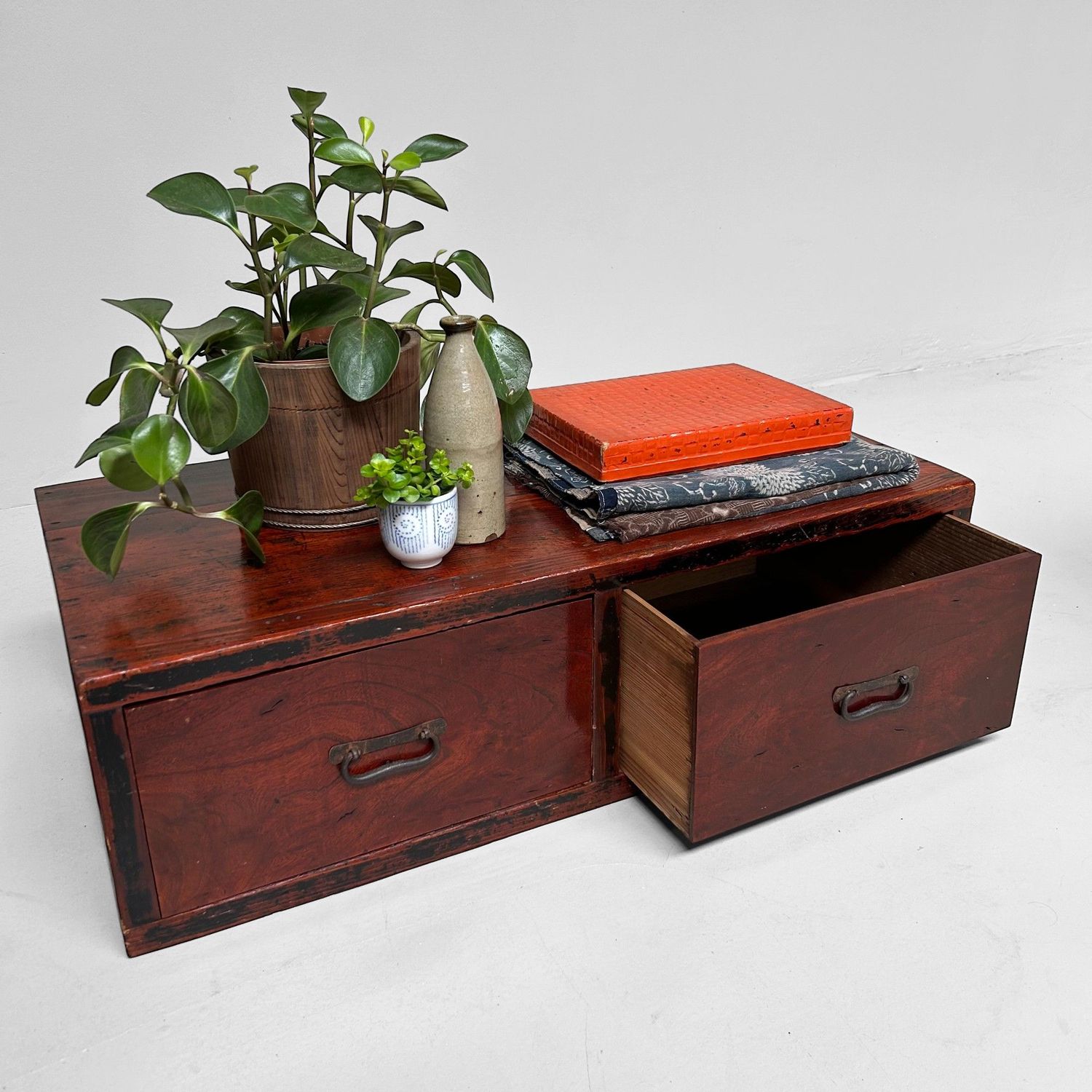 Antique Japanese Drawer Cabinet, Meiji Period