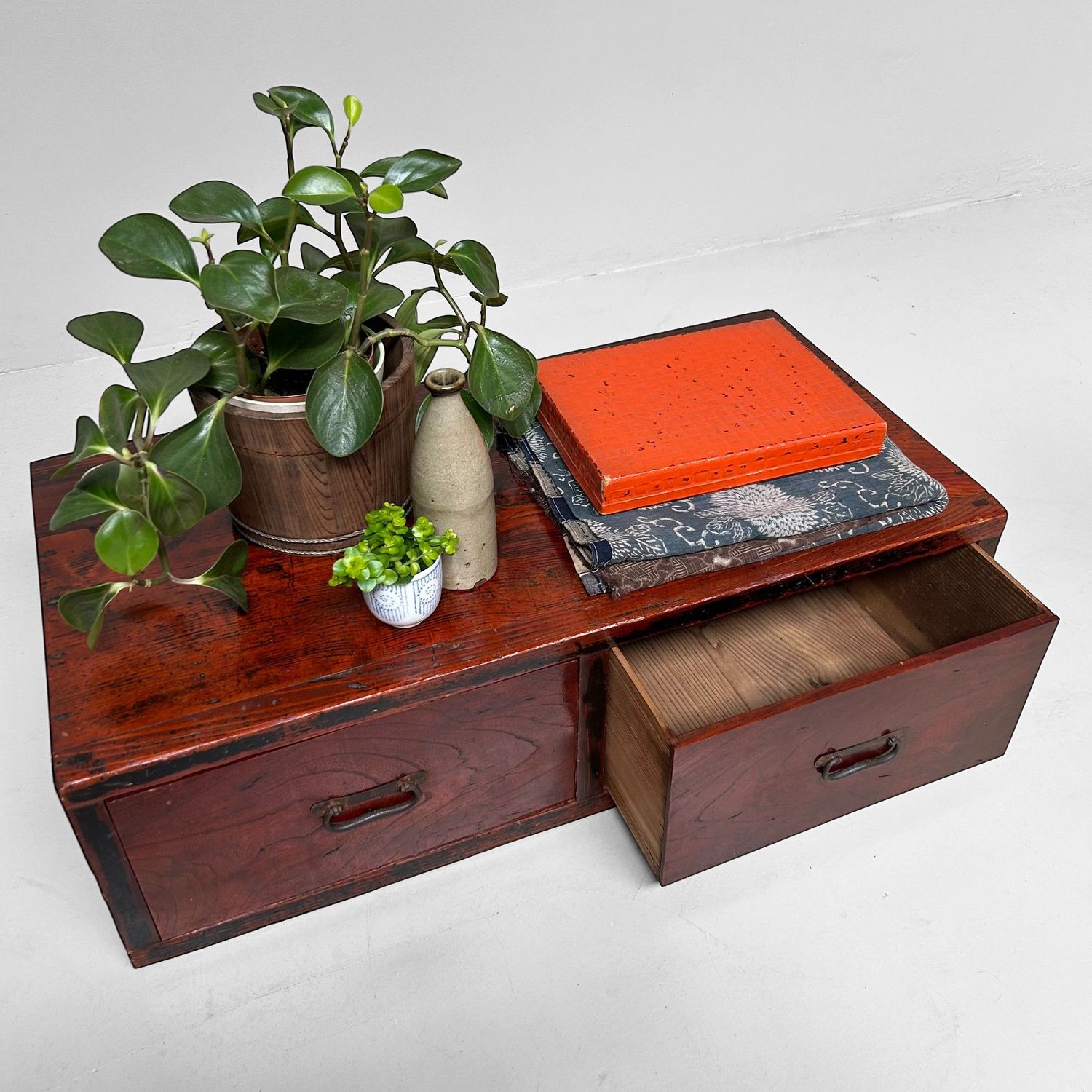 Antique Japanese Drawer Cabinet, Meiji Period