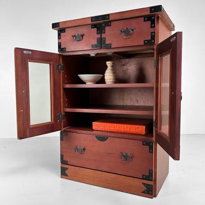 Japanese Tansu Storage Cabinet from the 1980s.