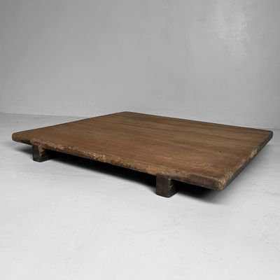 Beautifully Weathered Japanese Cutting Table, Meiji Period.