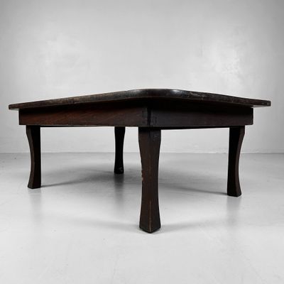 Antieke Lage Houten Tafel, Taishō-periode, Japan.