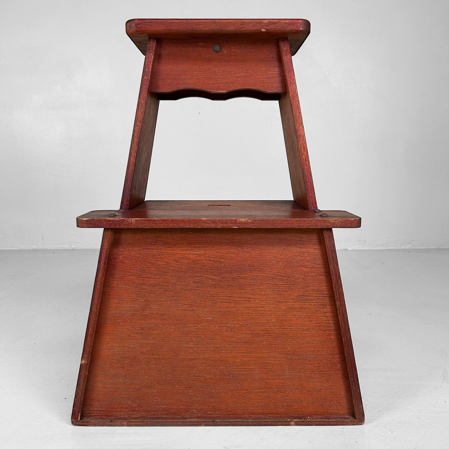 Decoratieve Houten Opstap, Fumidai, Shōwa-periode, Japan.