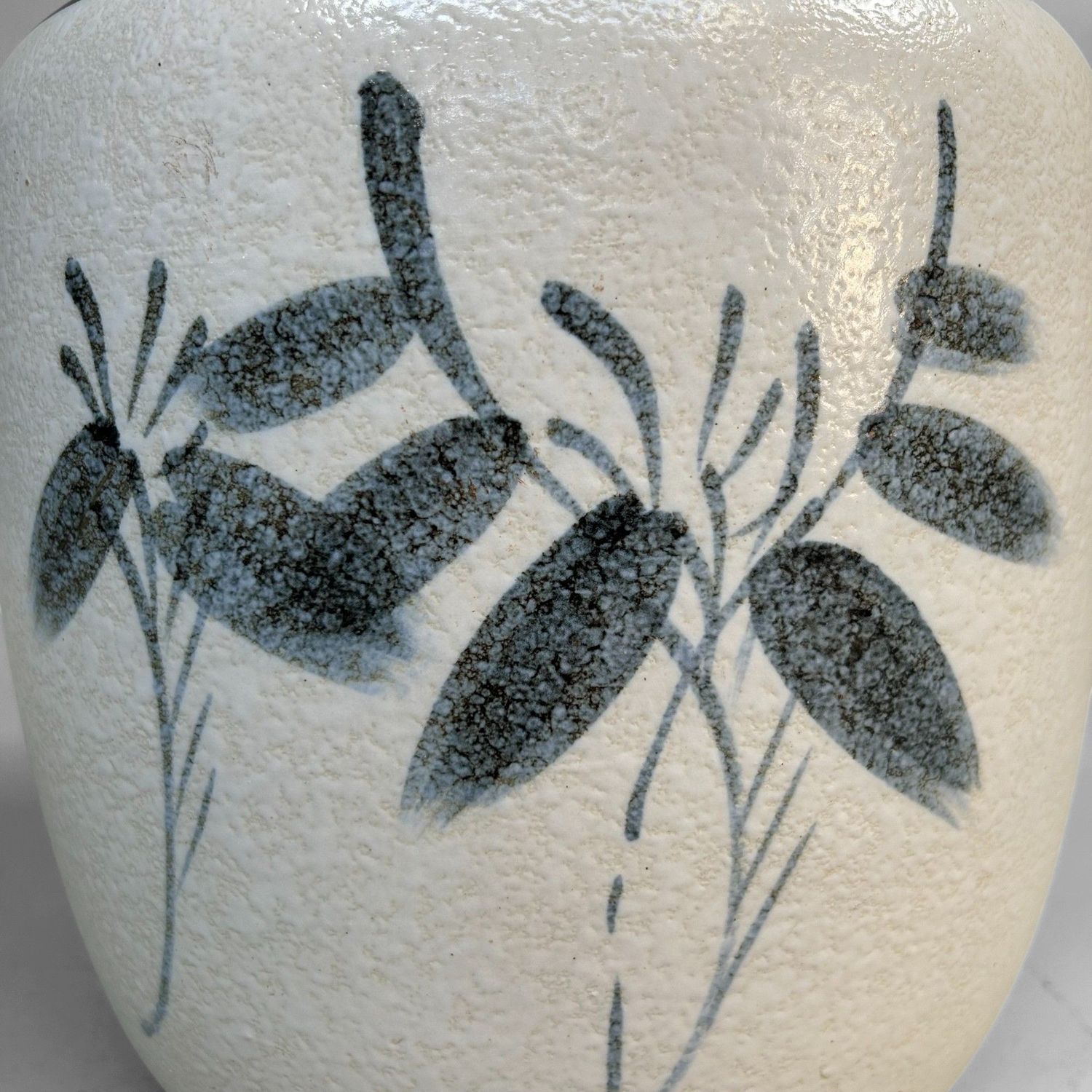 Keramieken Japanse Hibachi, Cachepot, Jaren '50.