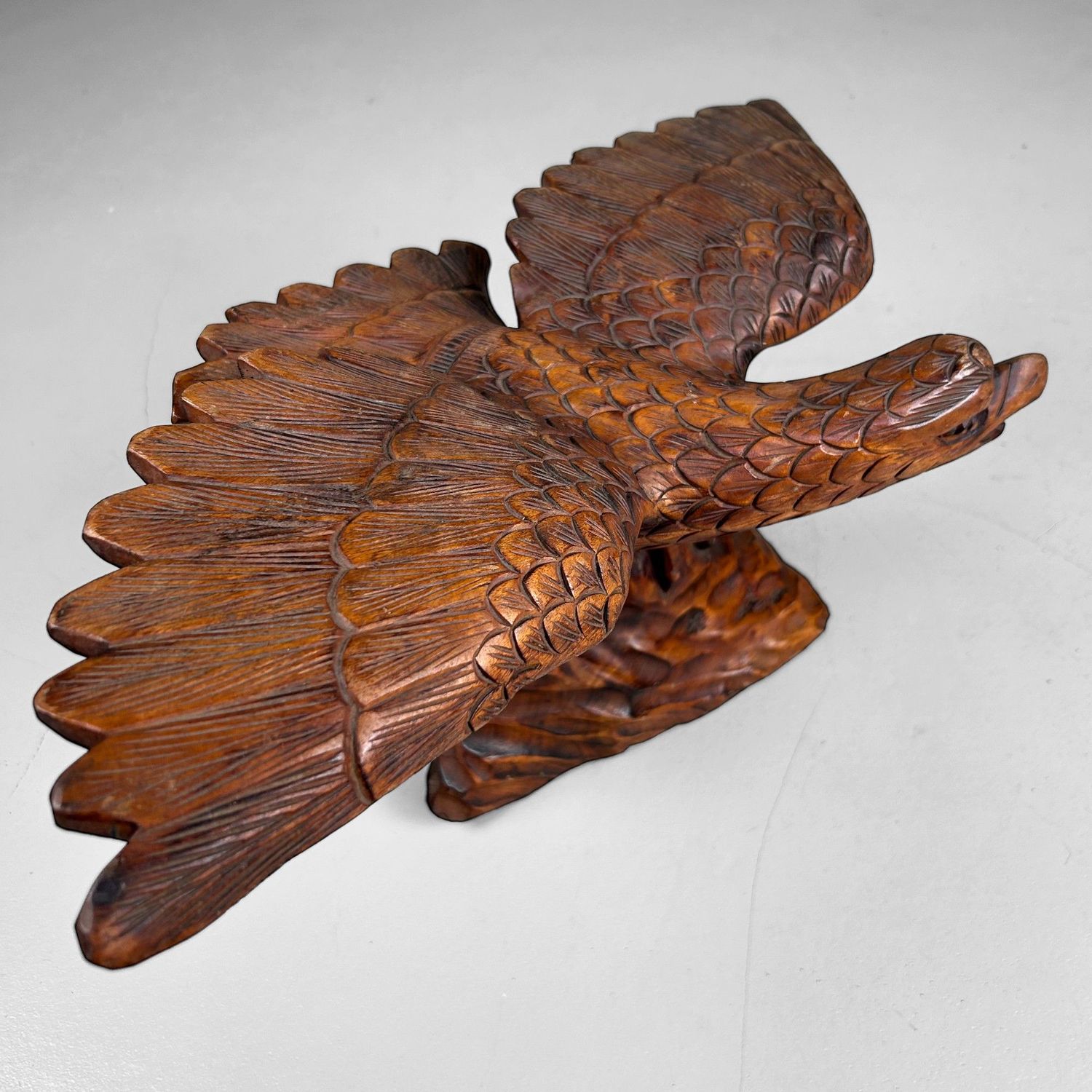 Japans Houtsnijwerk, Adelaar, Kitazawa, Taishō periode.