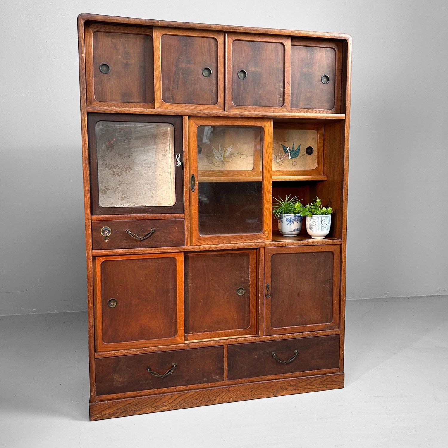 Vintage Cha Tansu - Japanese Tea Cabinet from the 1920s.