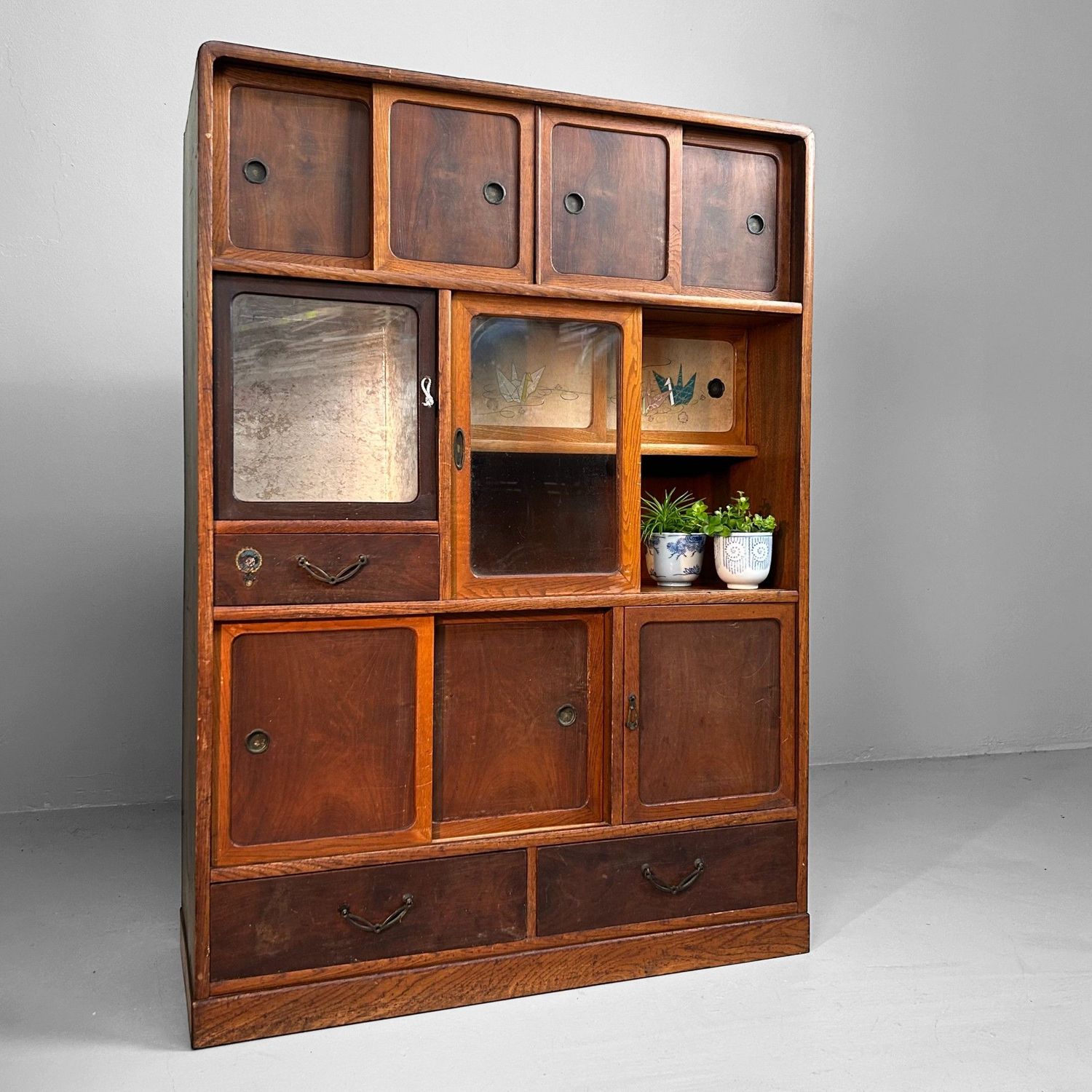 Vintage Cha Tansu - Japanese Tea Cabinet from the 1920s.