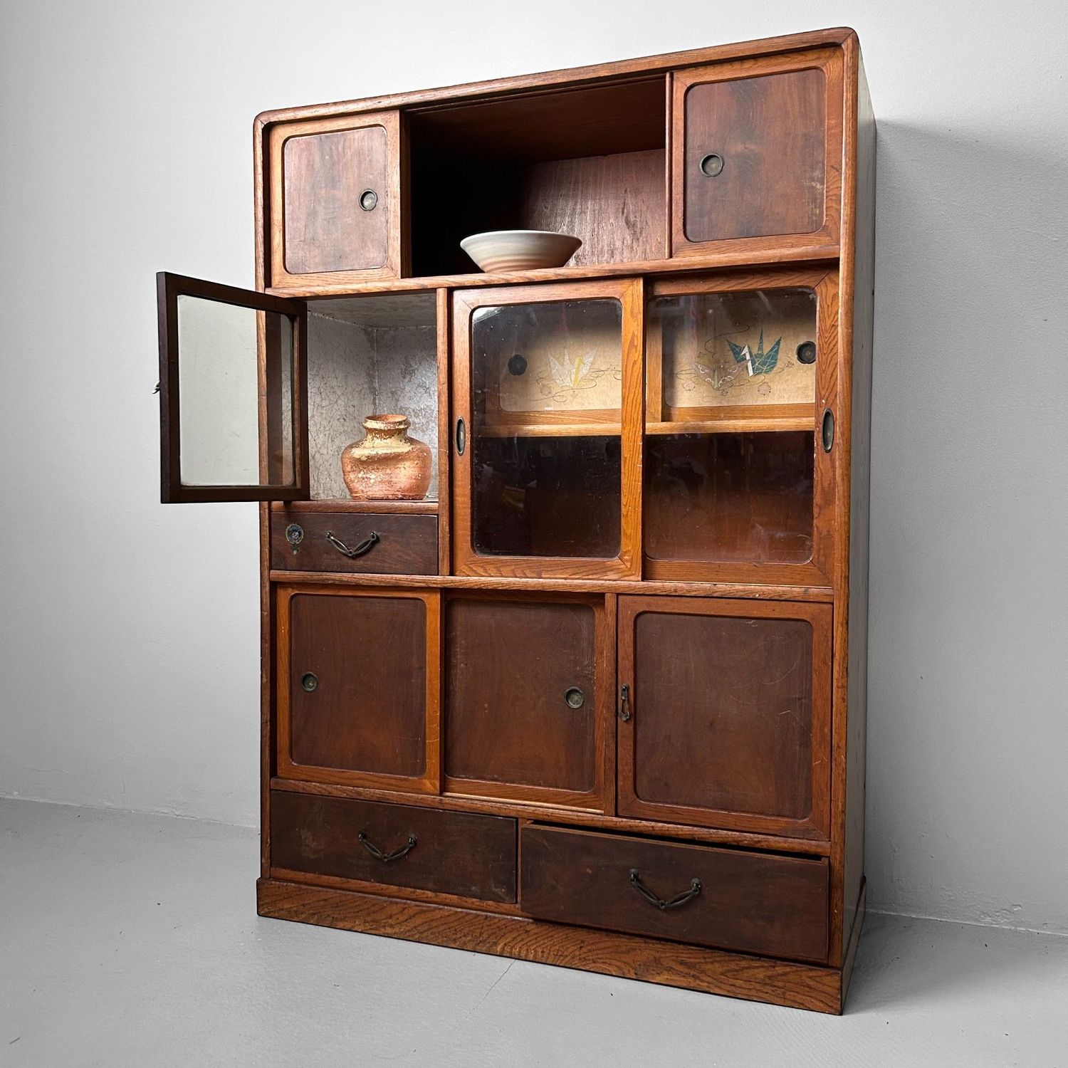 Vintage Cha Tansu - Japanese Tea Cabinet from the 1920s.