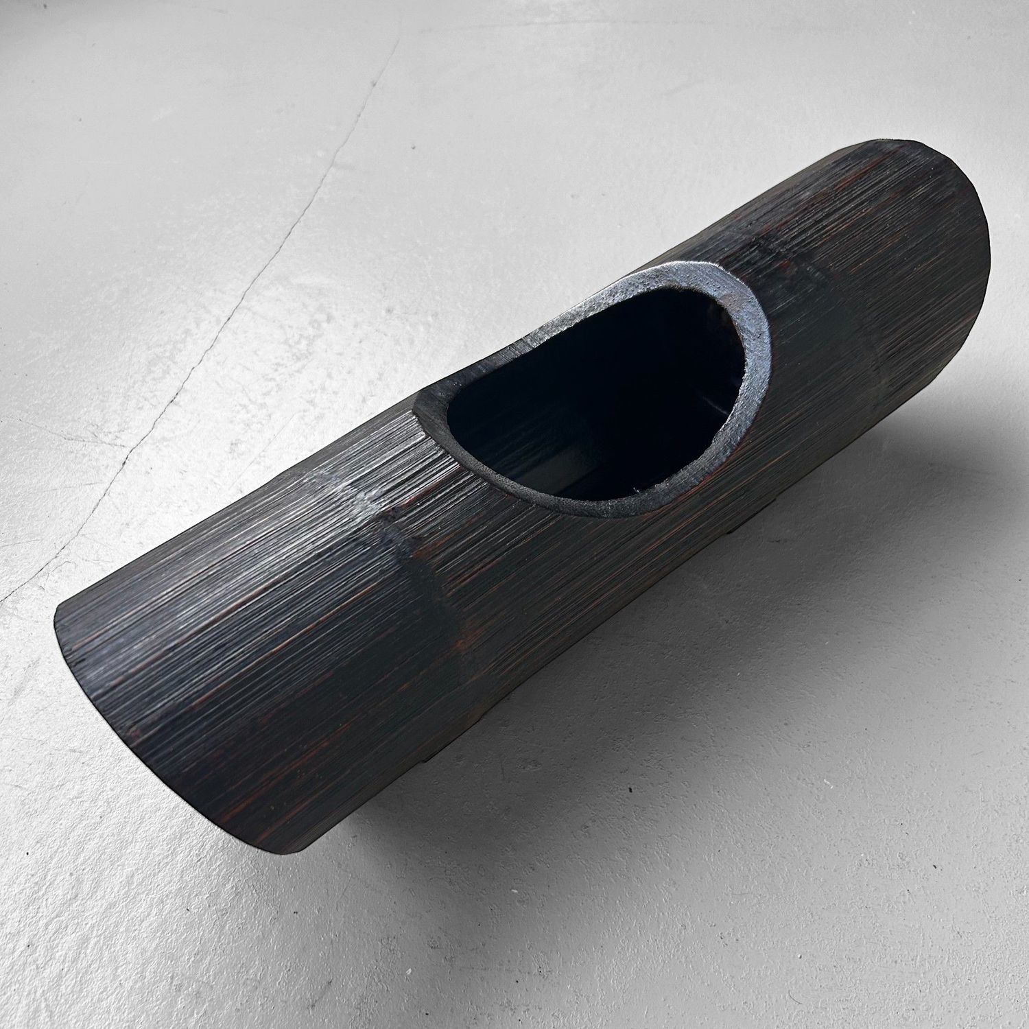 Vintage Bamboe Ikebana Bloemenstaander, Japan.