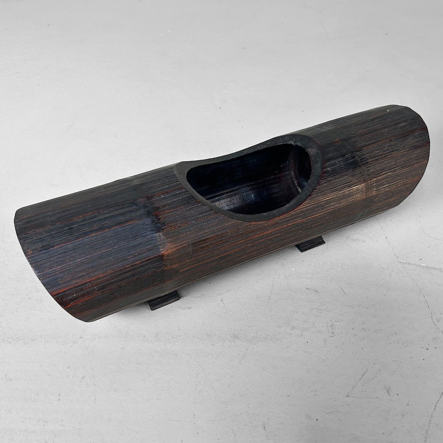 Vintage Bamboe Ikebana Bloemenstaander, Japan.