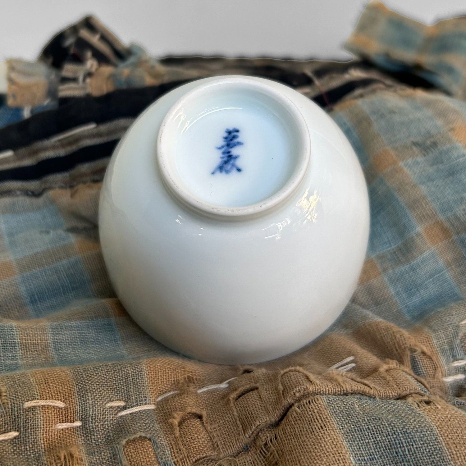 Rare Tea Set by Ceramic Master Inoue Manji, Shōwa Period.