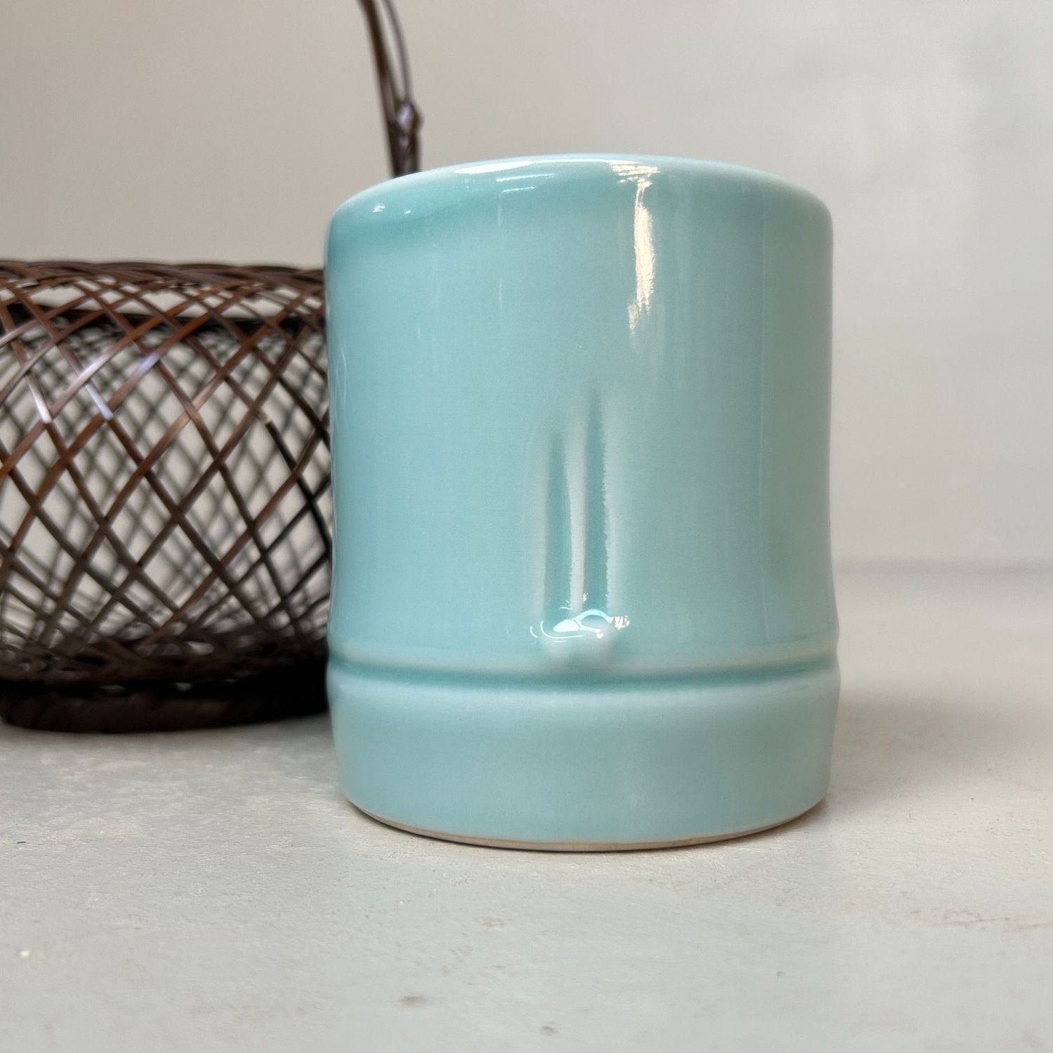 Vintage Hanakago (花籠) , Bamboe Ikebana Mand, jaren '60. Vintage Hanakago (花籠) , Bamboe Ikebana Mand, jaren '60.