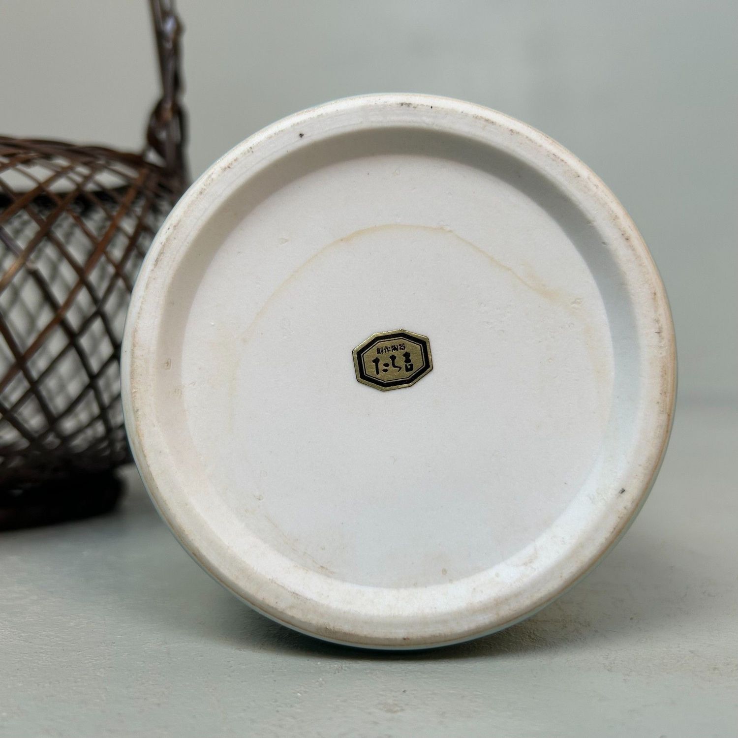 Vintage Hanakago (花籠) , Bamboe Ikebana Mand, jaren '60. Vintage Hanakago (花籠) , Bamboe Ikebana Mand, jaren '60.