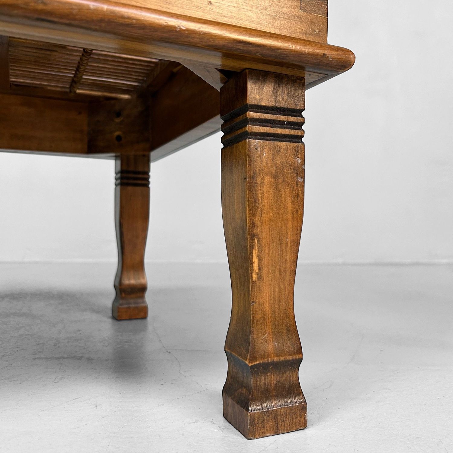 Japanse Vintage Bamboe Bijzettafel, jaren '70.