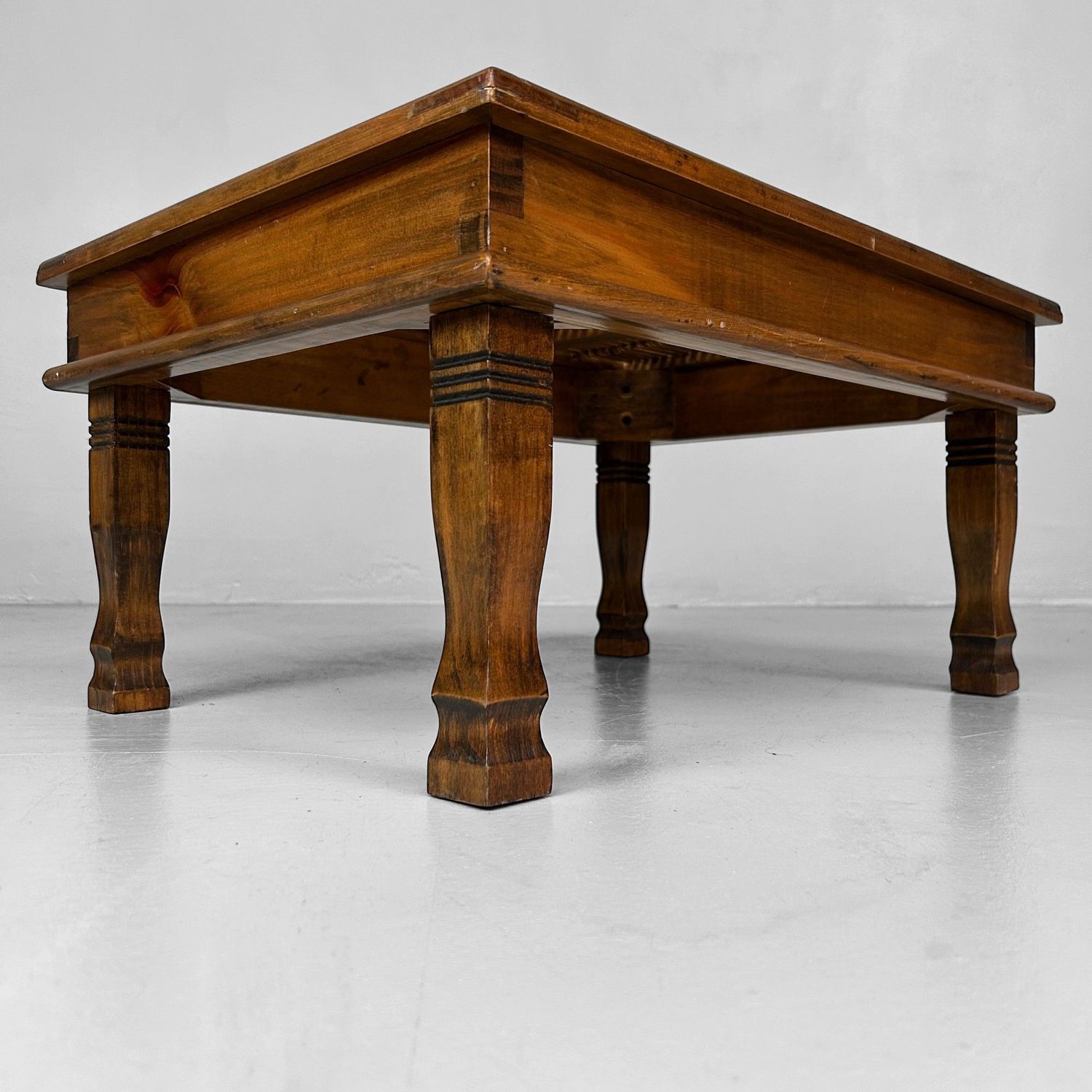 Japanse Vintage Bamboe Bijzettafel, jaren '70.