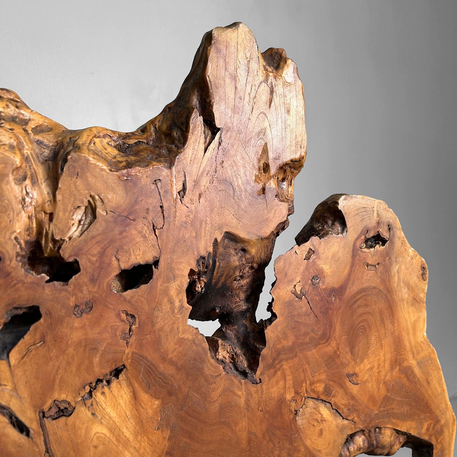 Japanse Boomstam Decoratie, Meiji-periode – Keyaki-hout.