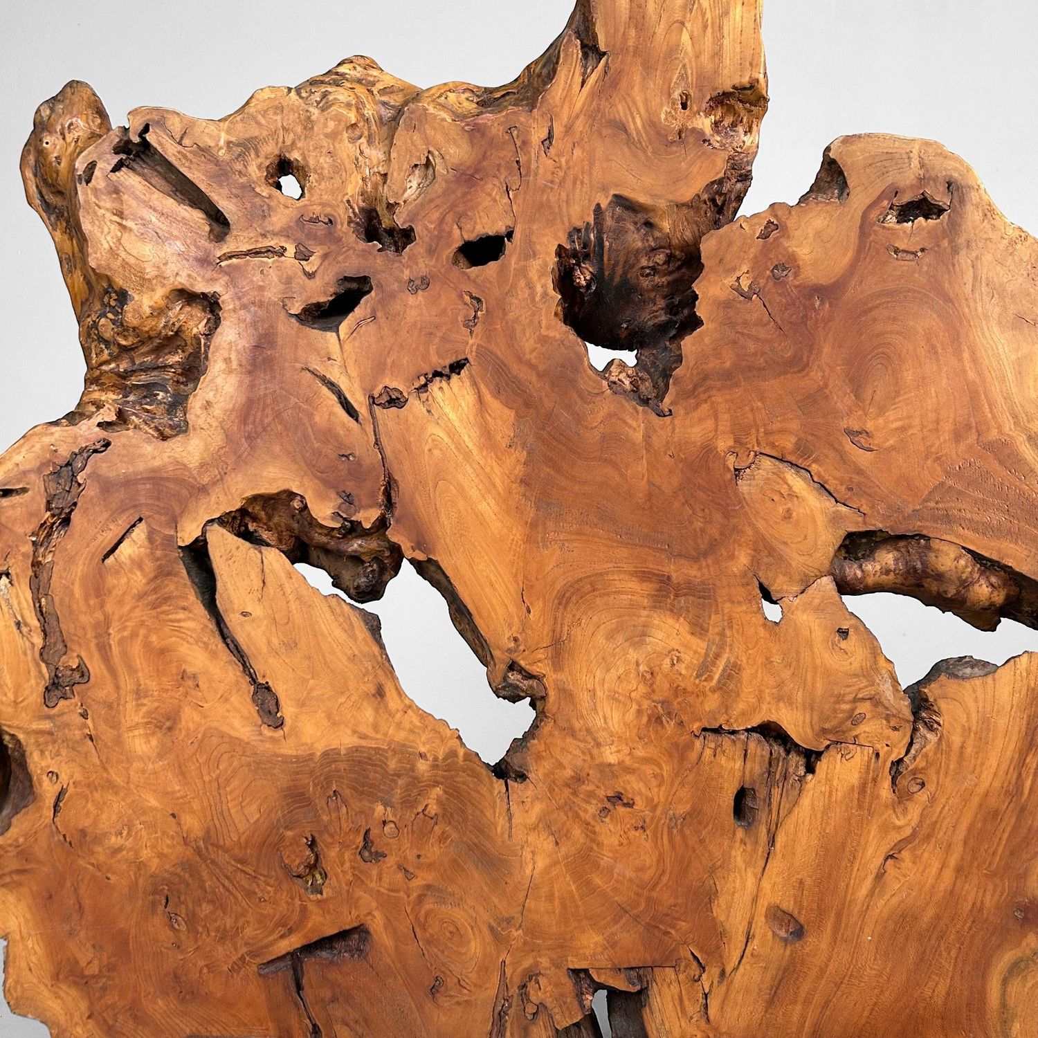 Japanse Boomstam Decoratie, Meiji-periode – Keyaki-hout.
