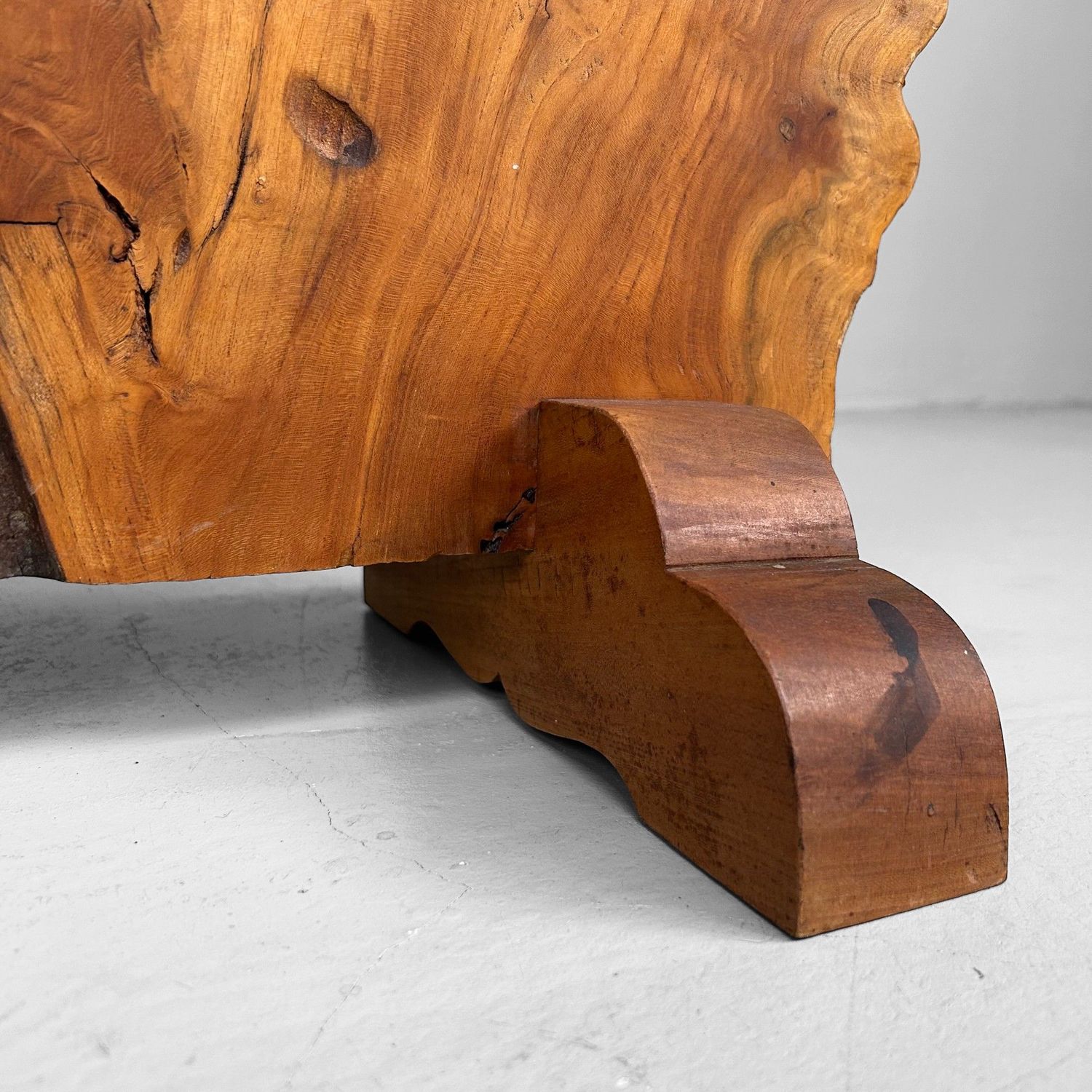 Japanse Boomstam Decoratie, Meiji-periode – Keyaki-hout.