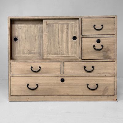 Elegante Japanse Tansu Kast, jaren '60.