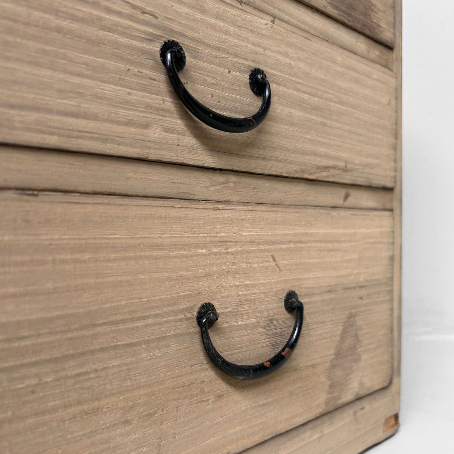 1960s Japanese Tansu Cabinet - Elegant Mid-Century Storage Piece.