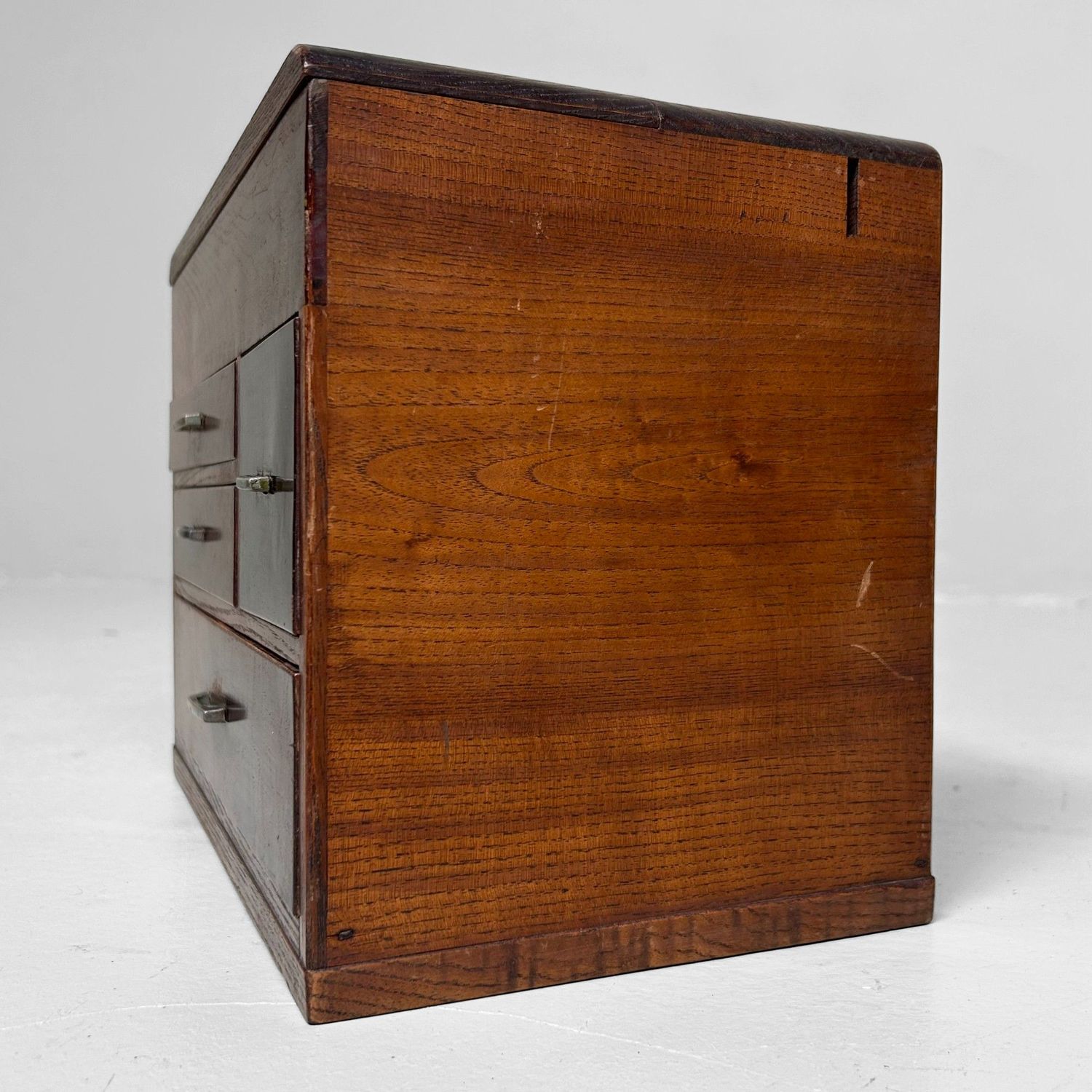 1950s Japanese Sewing Box (Haribako) - Vintage Storage Piece.