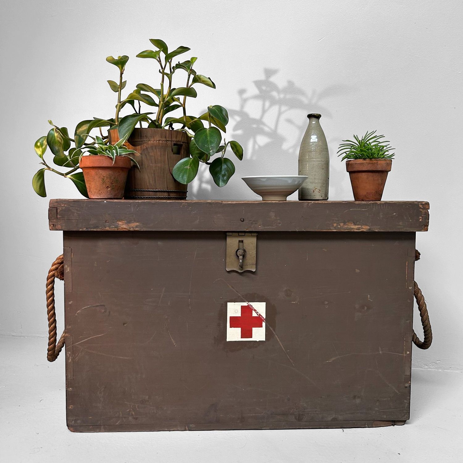 Authentic WWII Japanese Medical Supply Chest.