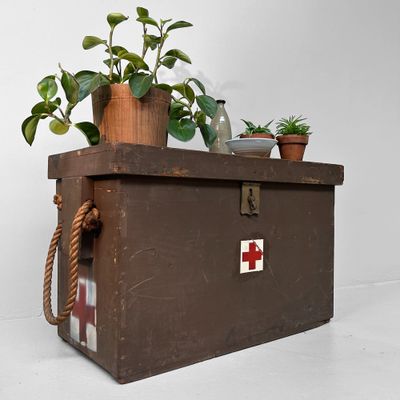 Authentieke Japanse Militaire Medicijnkist, WWII.