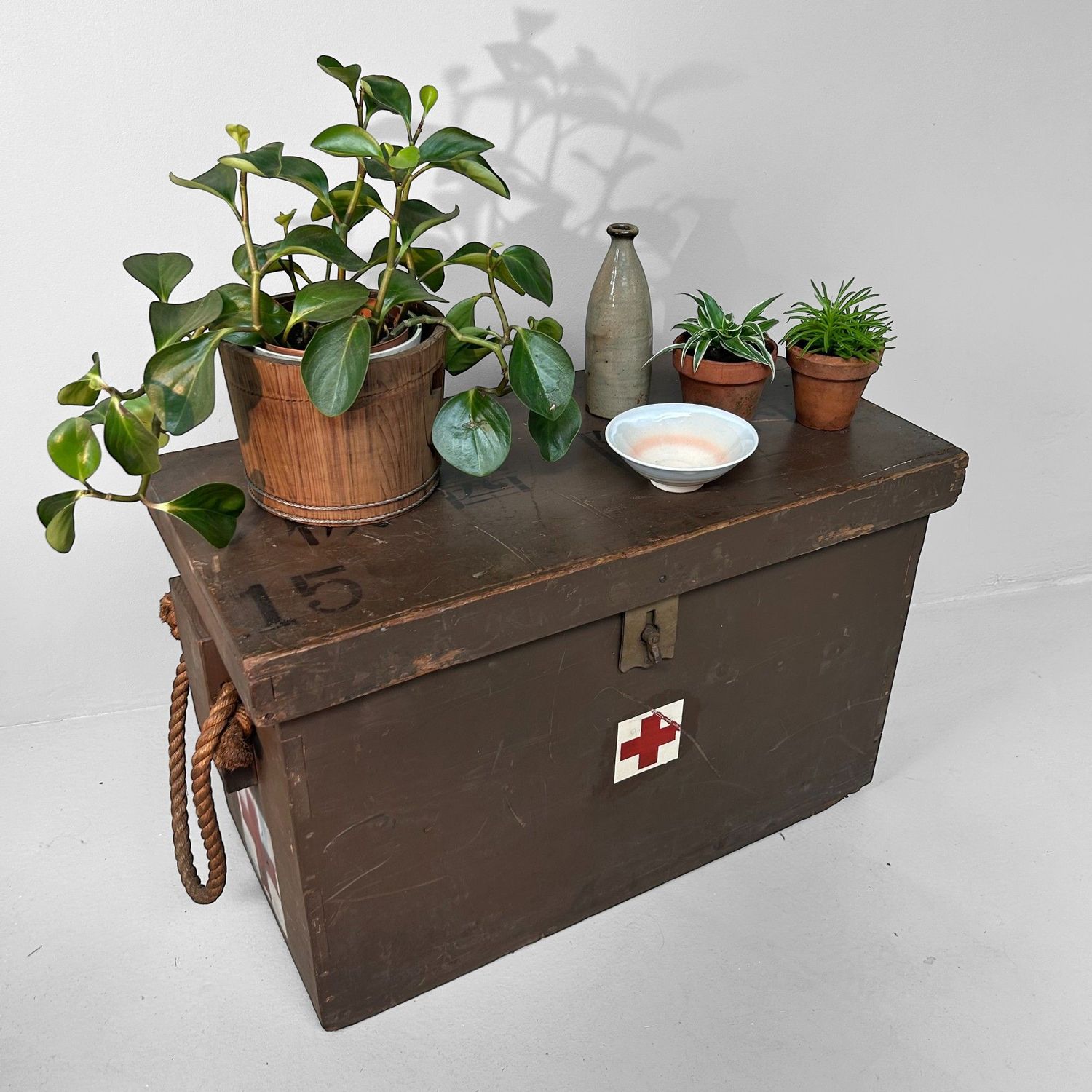 Authentic WWII Japanese Medical Supply Chest.