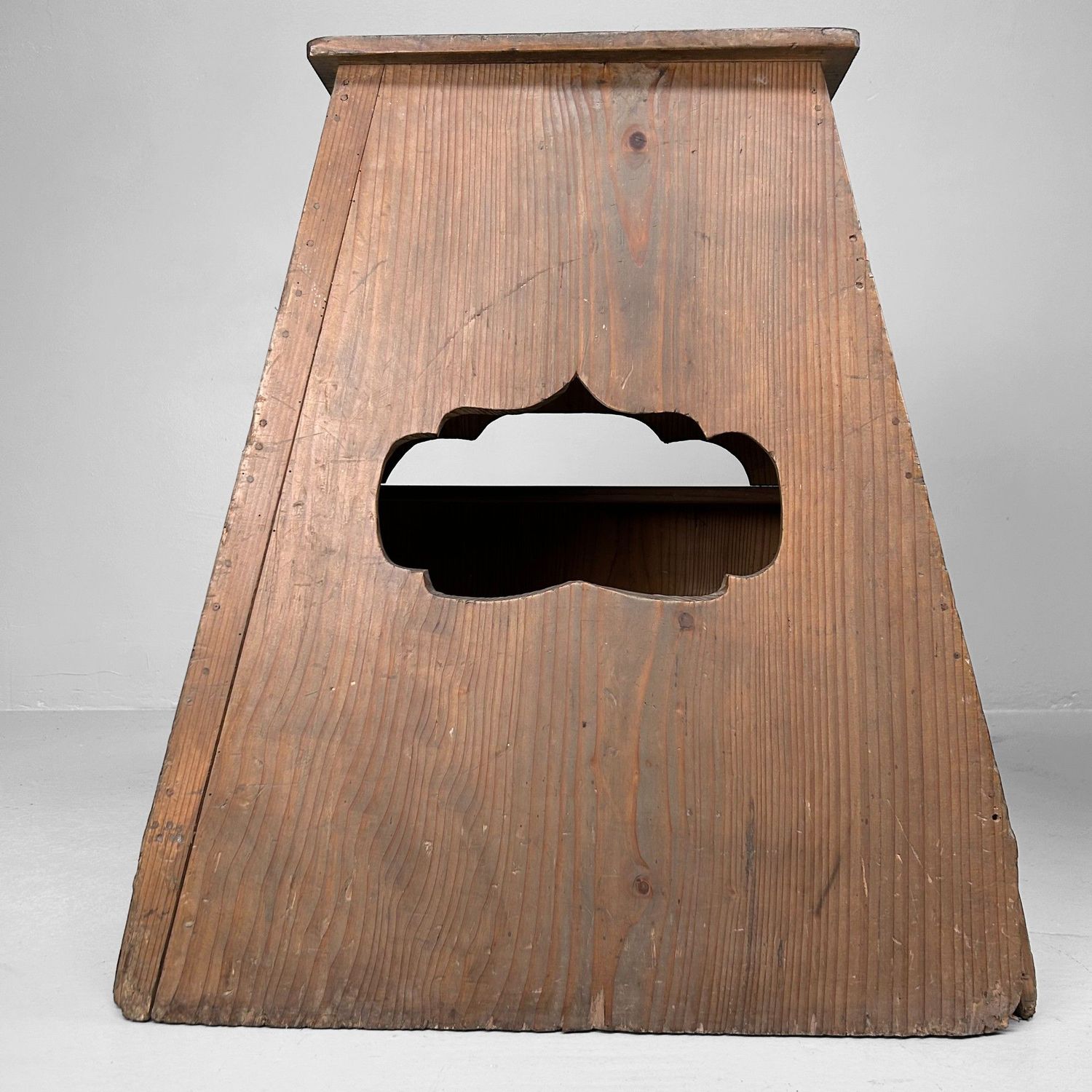 1920s Japanese Fumidai – Minimalist Wooden Step Stool