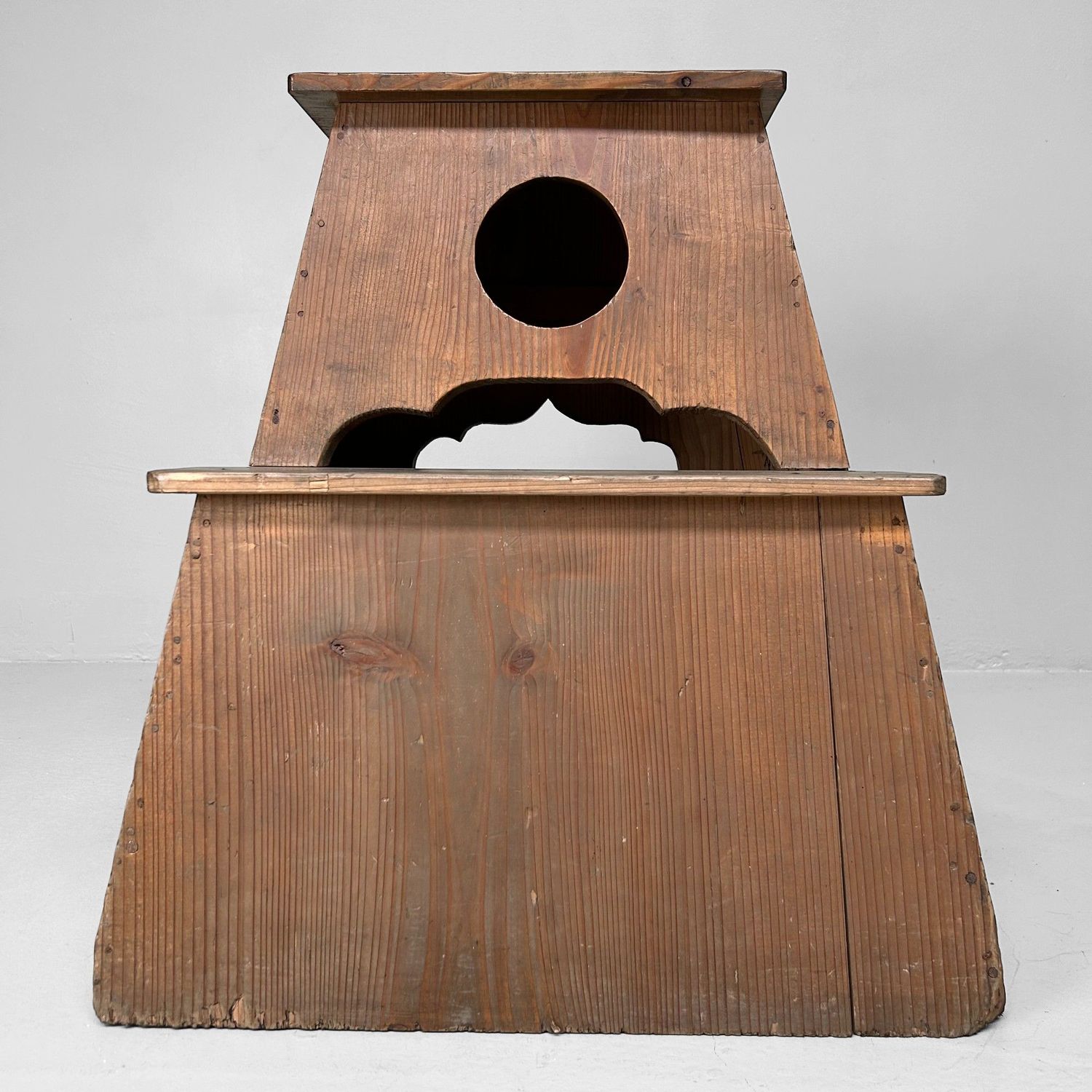 Minimalistische Fumidai, Houten Opstap, jaren '20, Japan.