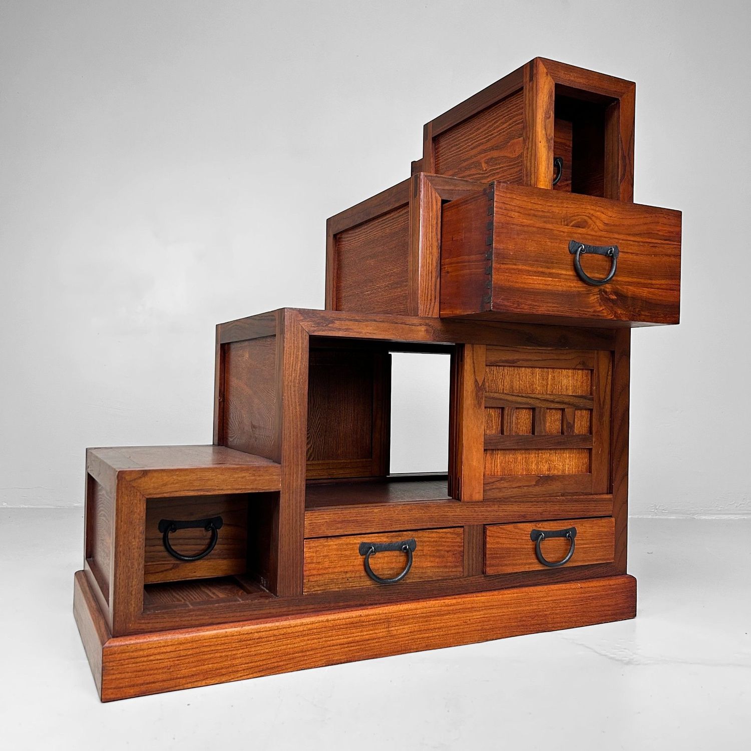 Vintage Japanse Kaidan Dansu Trapkast – Jaren '60