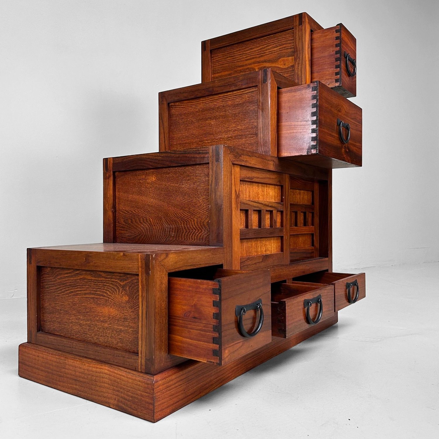 Vintage Japanse Kaidan Dansu Trapkast – Jaren '60