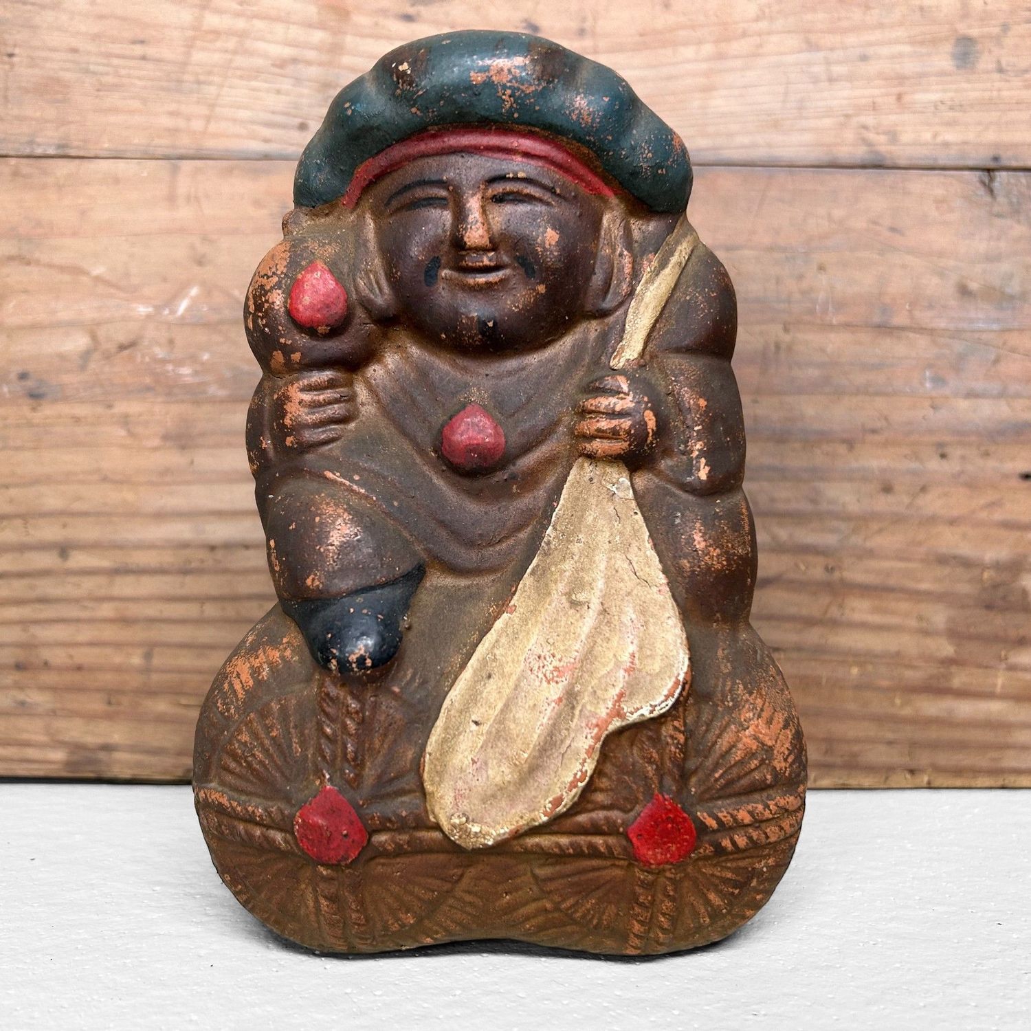 Traditionele Geluksbeelden – Ebisu en Daikoku, Meiji-Periode