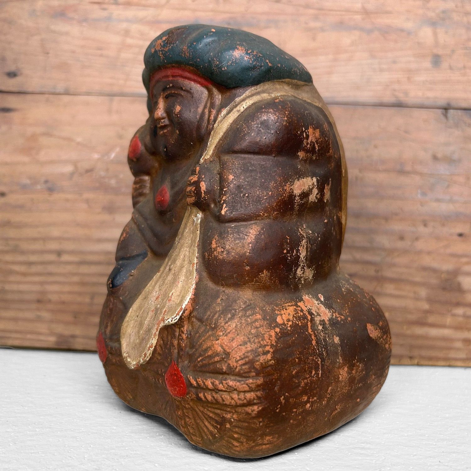 Traditionele Geluksbeelden – Ebisu en Daikoku, Meiji-Periode