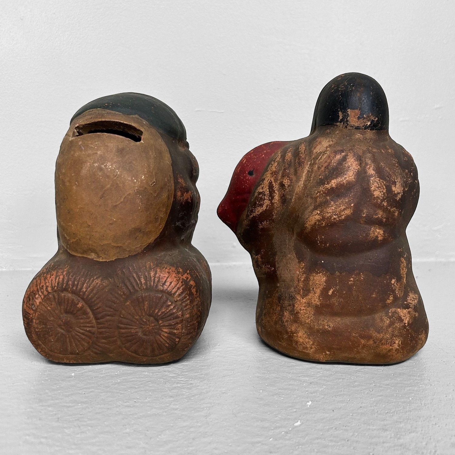 Traditionele Geluksbeelden – Ebisu en Daikoku, Meiji-Periode