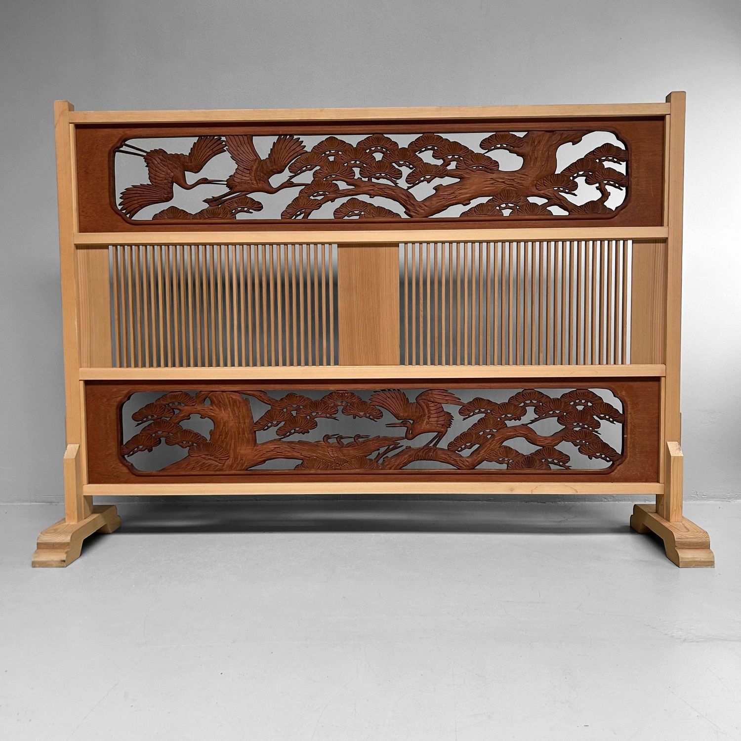 Japanse Roomdivider, Ranma Scherm Kraanvogels, jaren '20.