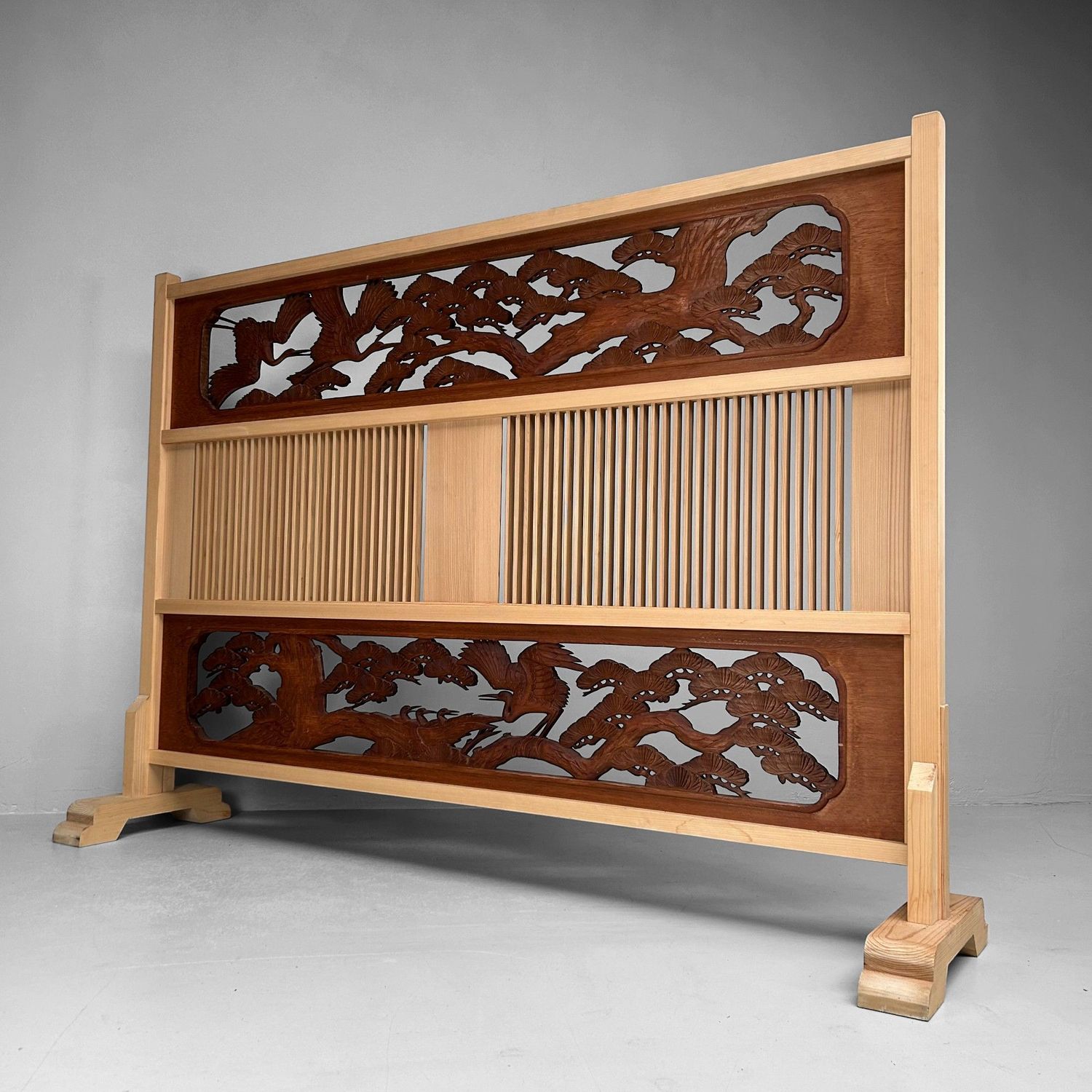 Japanse Roomdivider, Ranma Scherm Kraanvogels, jaren '20.