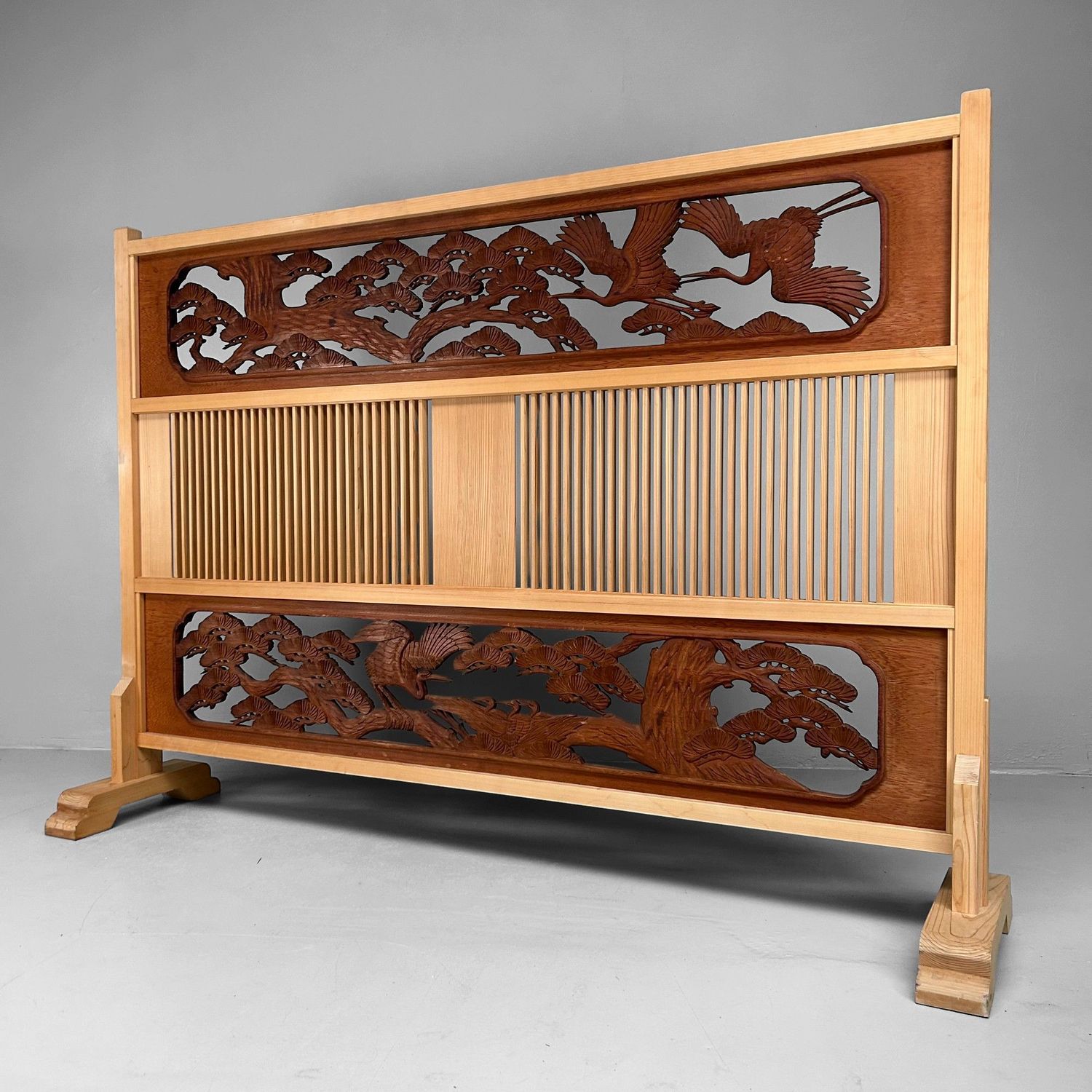 Japanse Roomdivider, Ranma Scherm Kraanvogels, jaren '20.