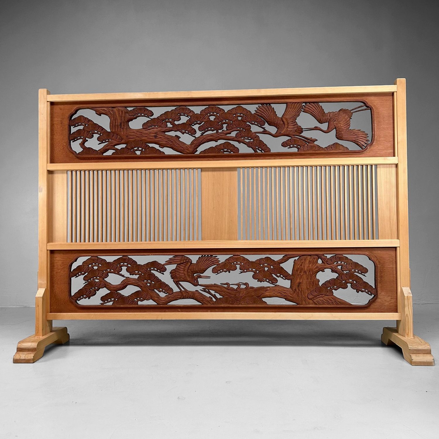 Japanse Roomdivider, Ranma Scherm Kraanvogels, jaren '20.