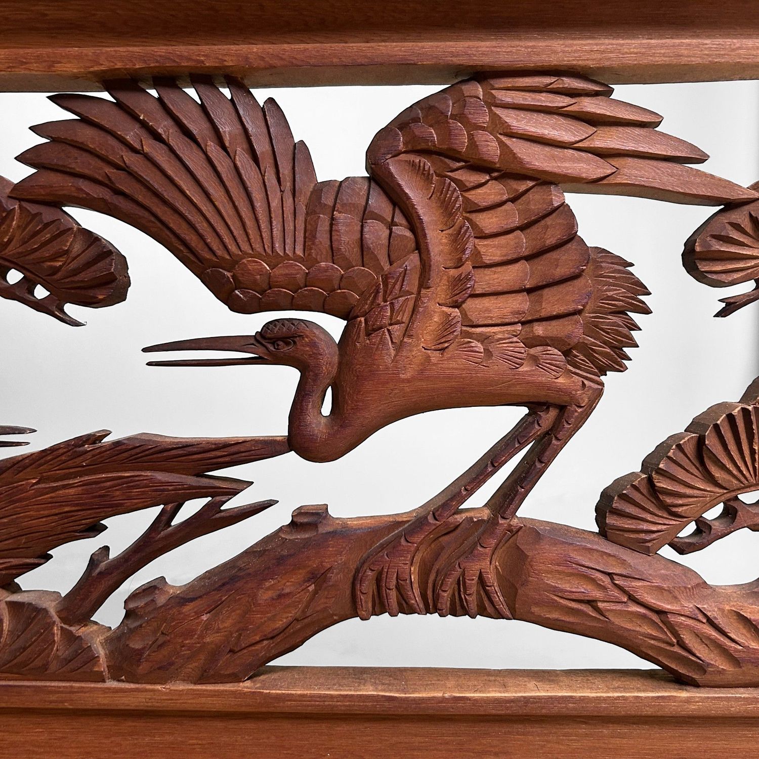 Japanse Roomdivider, Ranma Scherm Kraanvogels, jaren '20.