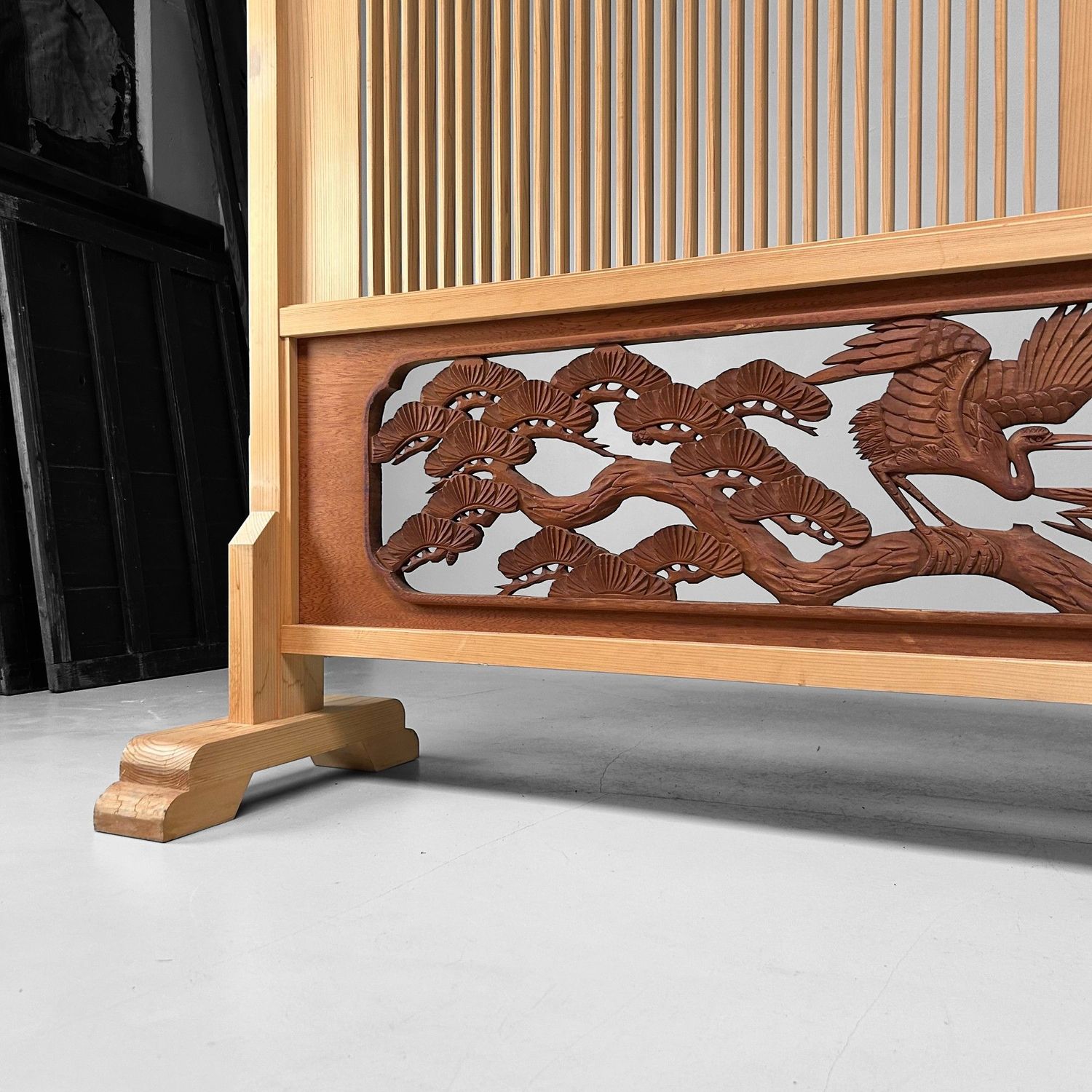 Japanse Roomdivider, Ranma Scherm Kraanvogels, jaren '20.