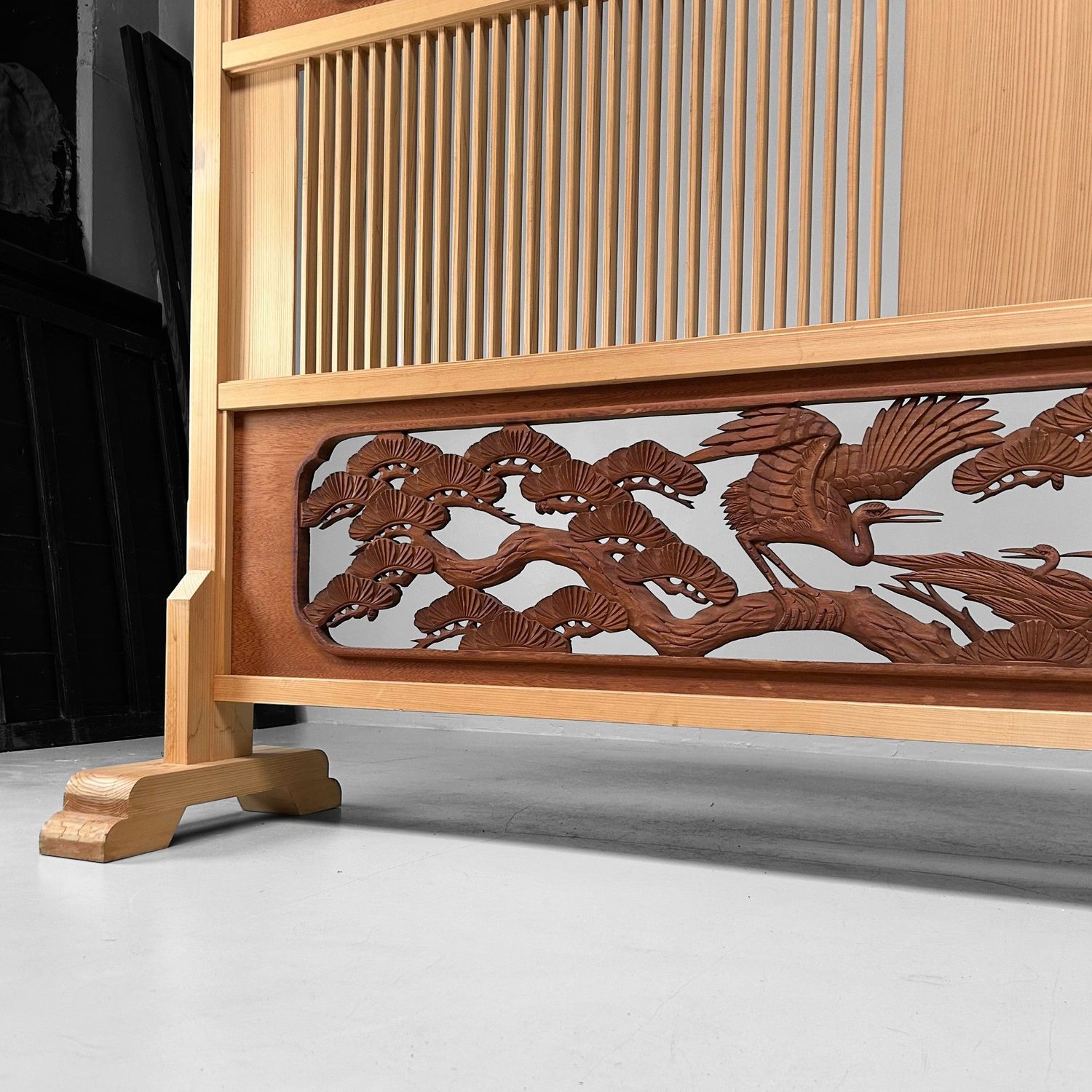 Japanse Roomdivider, Ranma Scherm Kraanvogels, jaren '20.